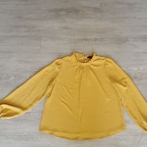 Dark gold blouse top